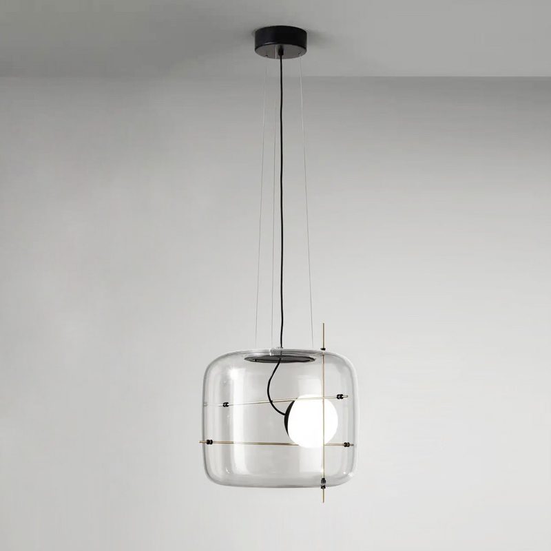 Ivex nowoczesna lampa wisząca ze szkła