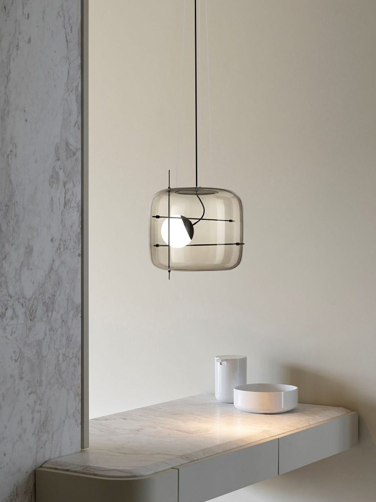 Ivex nowoczesna lampa wisząca ze szkła