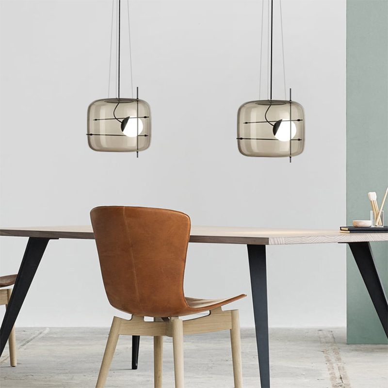 Ivex nowoczesna lampa wisząca ze szkła