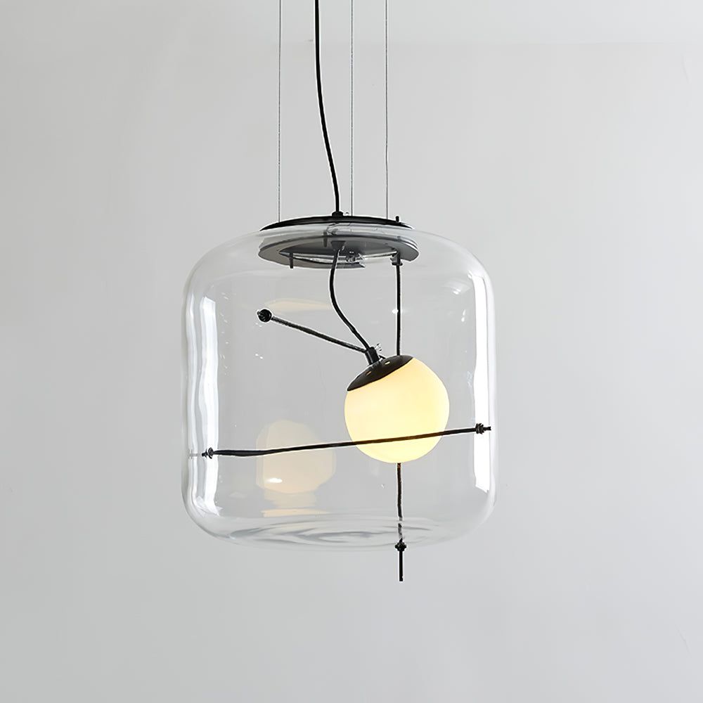 Ivex nowoczesna lampa wisząca ze szkła