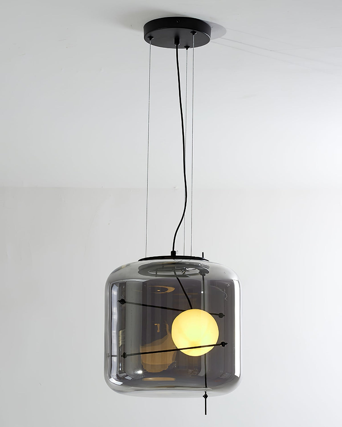 Ivex nowoczesna lampa wisząca ze szkła