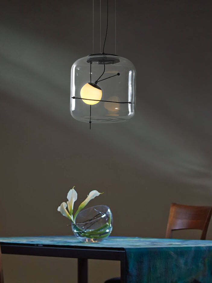 Ivex nowoczesna lampa wisząca ze szkła