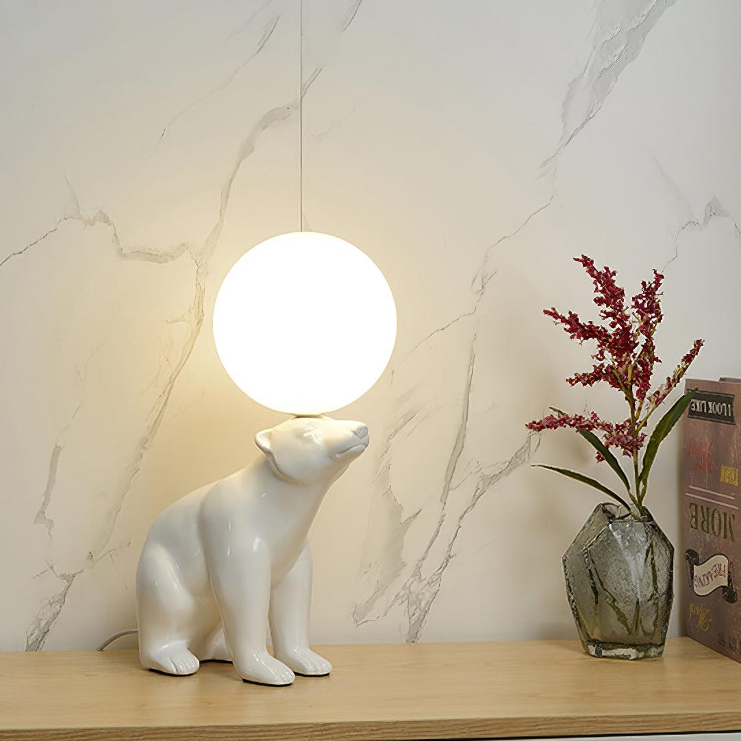 Bellano kapryśna lampa stołowa ze żywicy