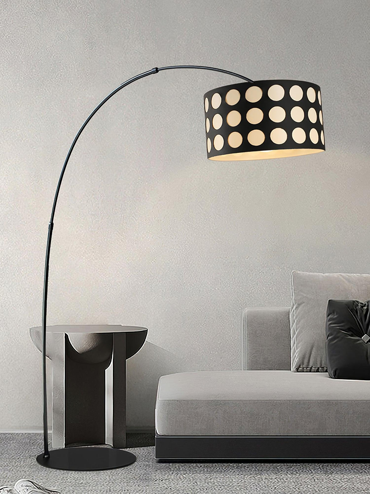 Avmirion Noir Arc lampa stojąca