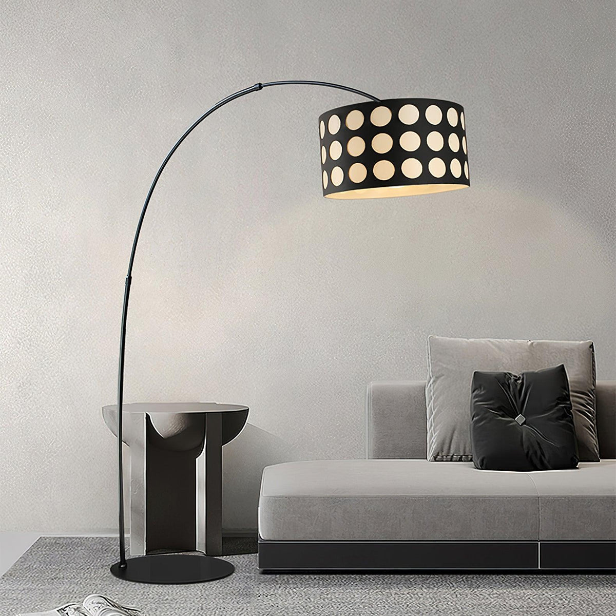 Avmirion Noir Arc lampa stojąca