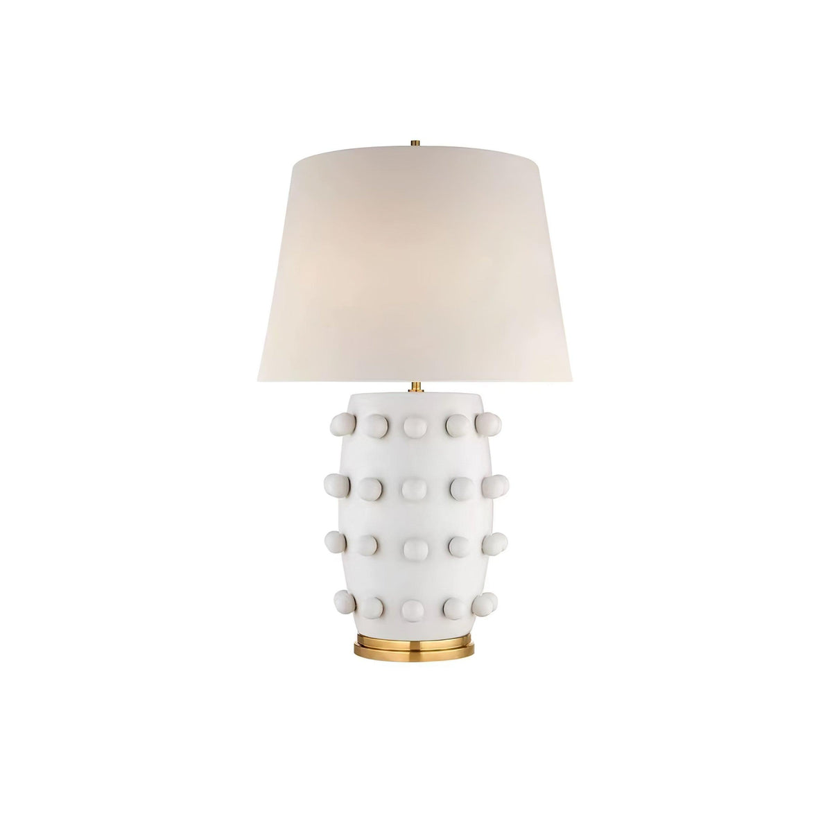 Nanex lampa stołowa ze szkła ceramicznego i płótna
