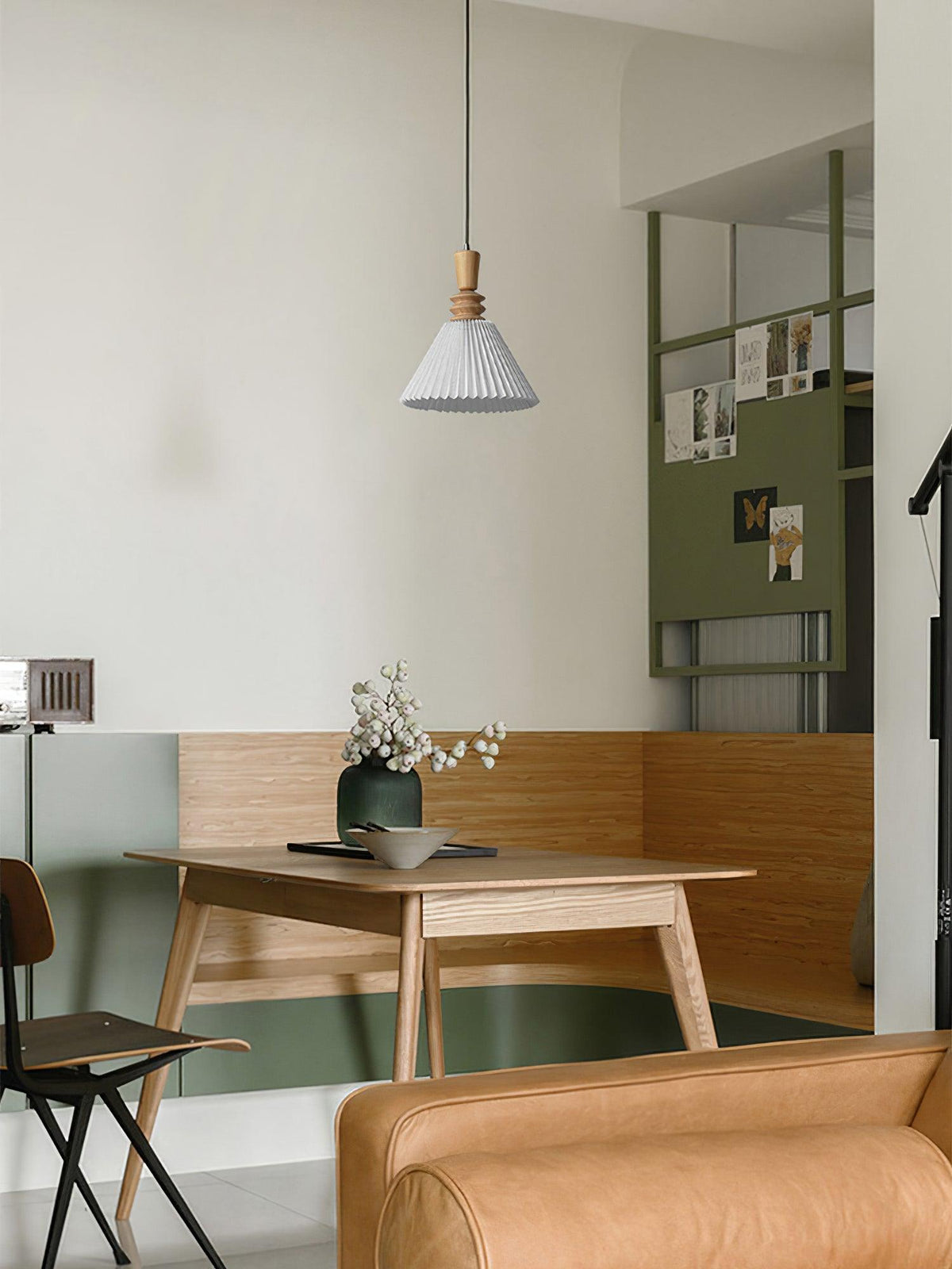 Aldanelia drewniana lampa wisząca