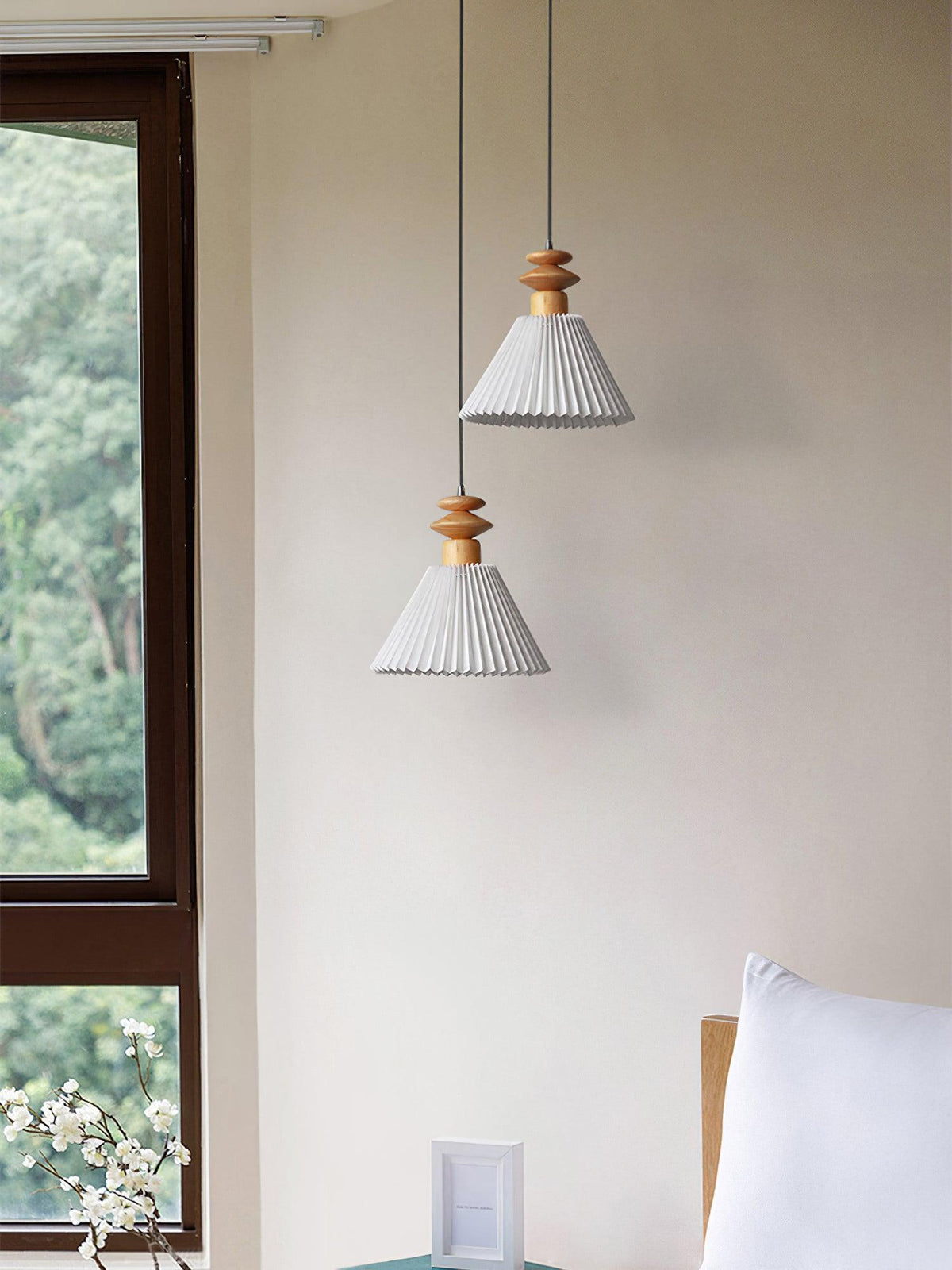Aldanelia drewniana lampa wisząca