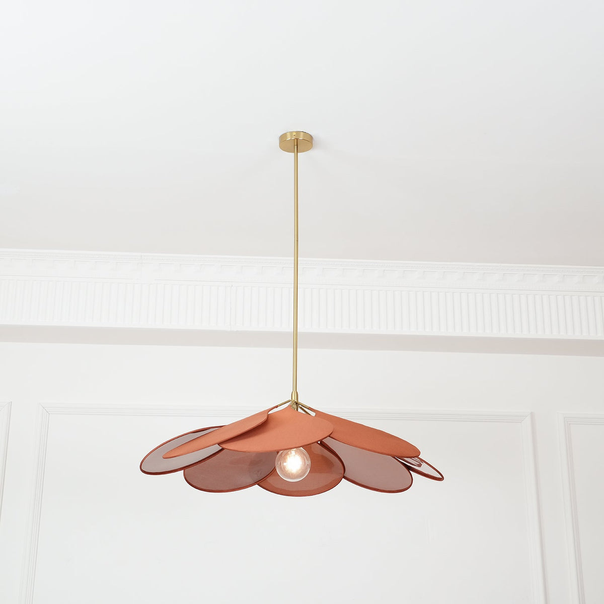Dax wisząca lampa z płótna inspirowana naturą