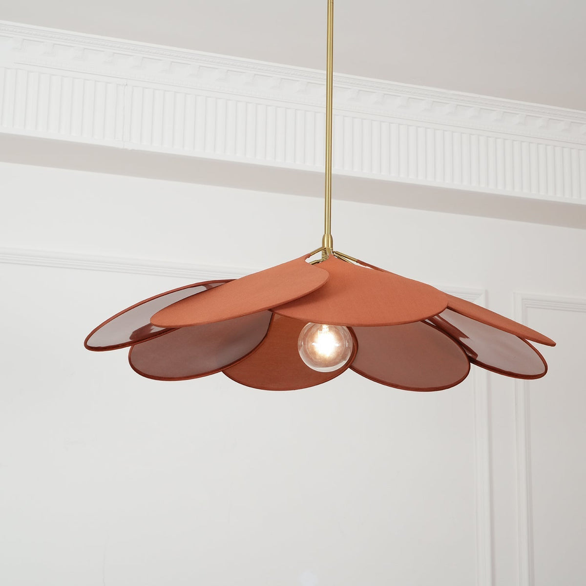 Dax wisząca lampa z płótna inspirowana naturą