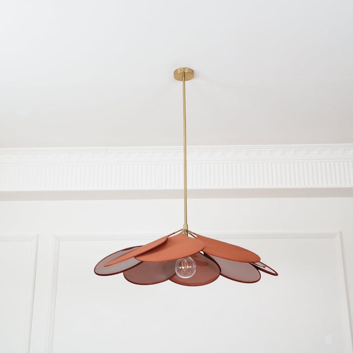 Dax wisząca lampa z płótna inspirowana naturą