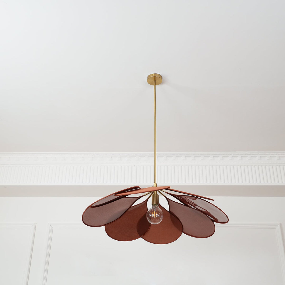Dax wisząca lampa z płótna inspirowana naturą