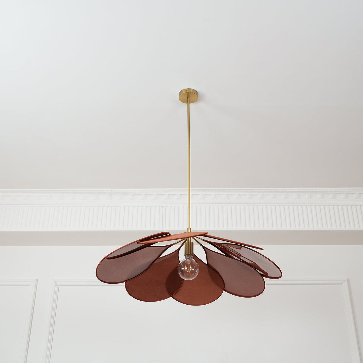 Dax wisząca lampa z płótna inspirowana naturą