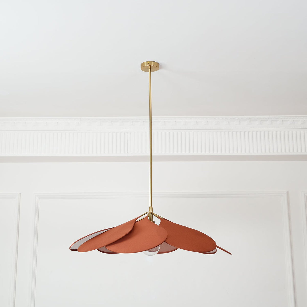 Dax wisząca lampa z płótna inspirowana naturą