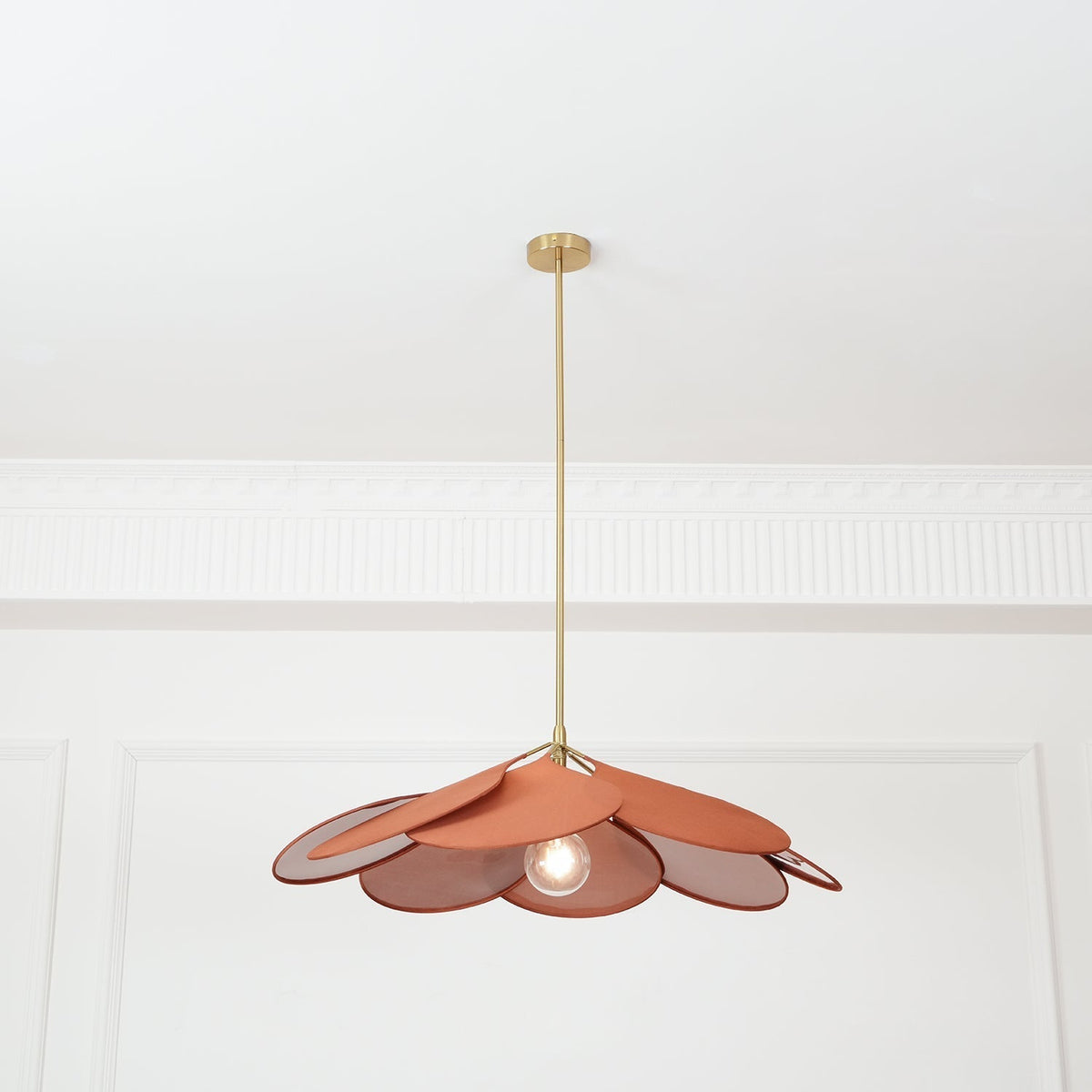 Dax wisząca lampa z płótna inspirowana naturą