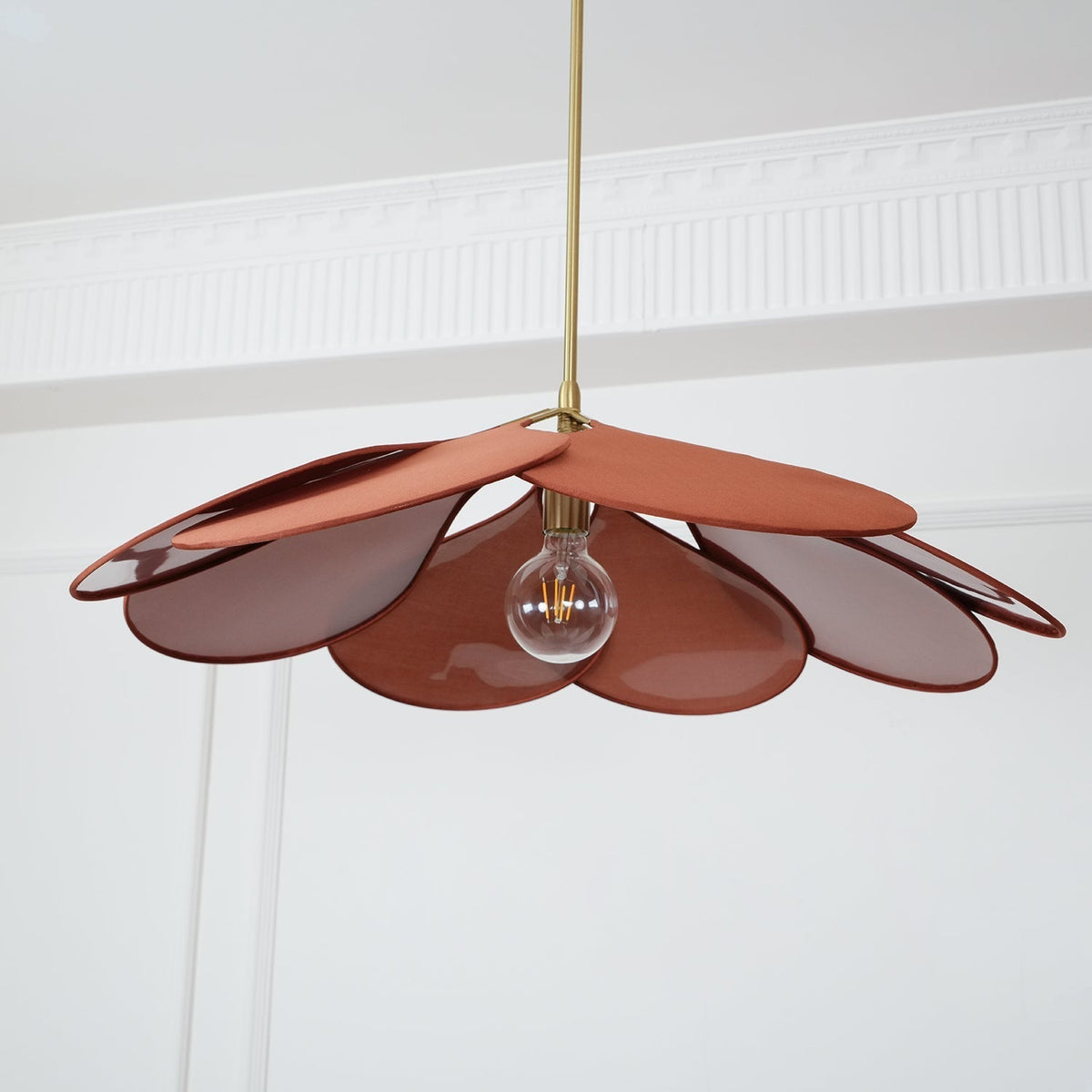 Dax wisząca lampa z płótna inspirowana naturą