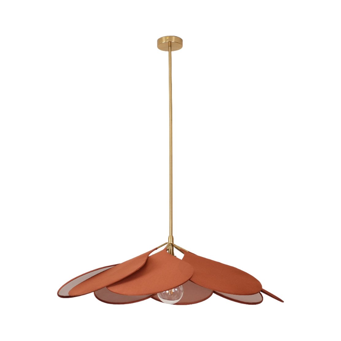 Dax wisząca lampa z płótna inspirowana naturą