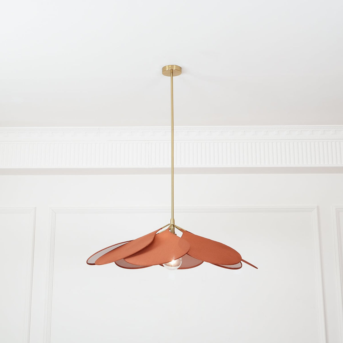 Dax wisząca lampa z płótna inspirowana naturą
