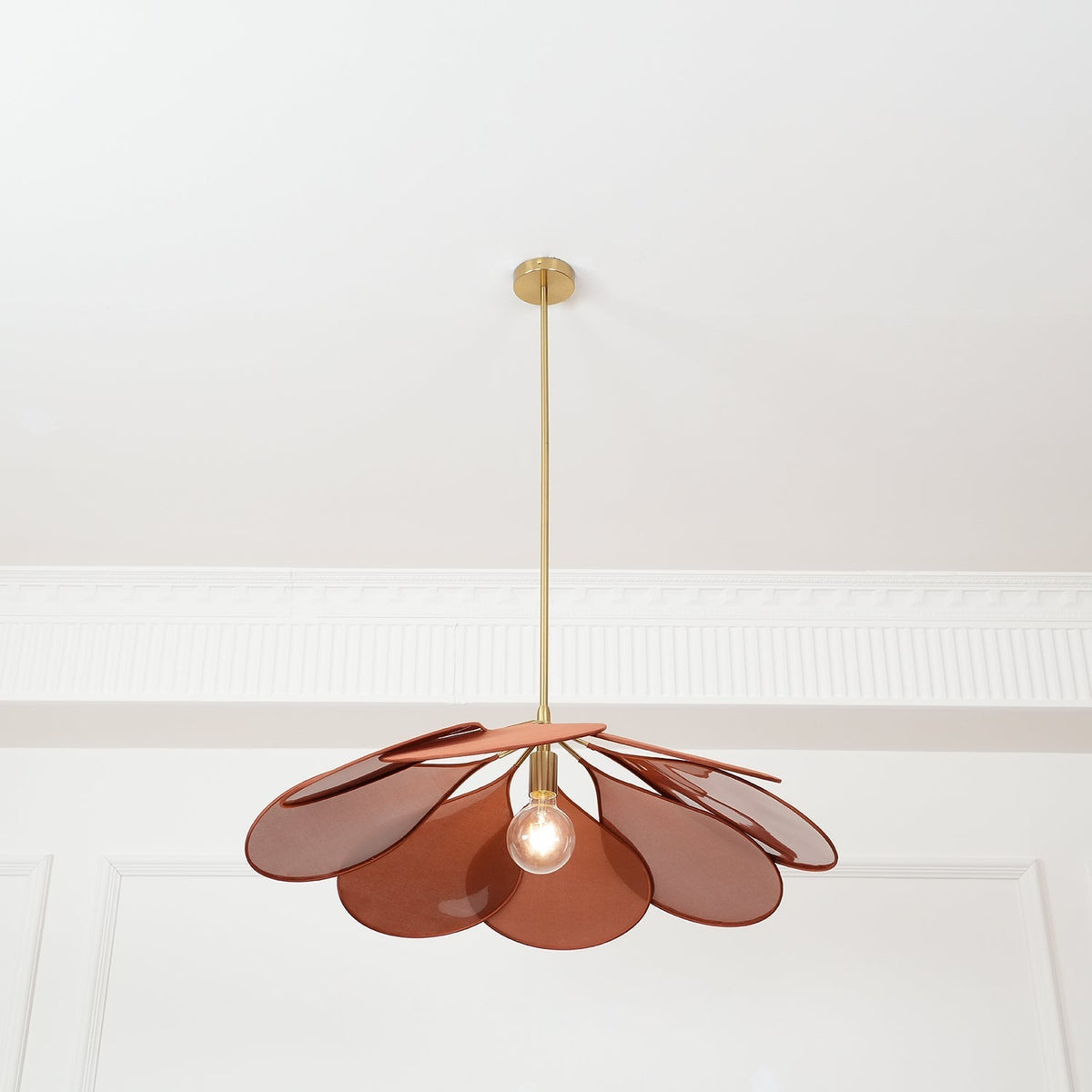 Dax wisząca lampa z płótna inspirowana naturą