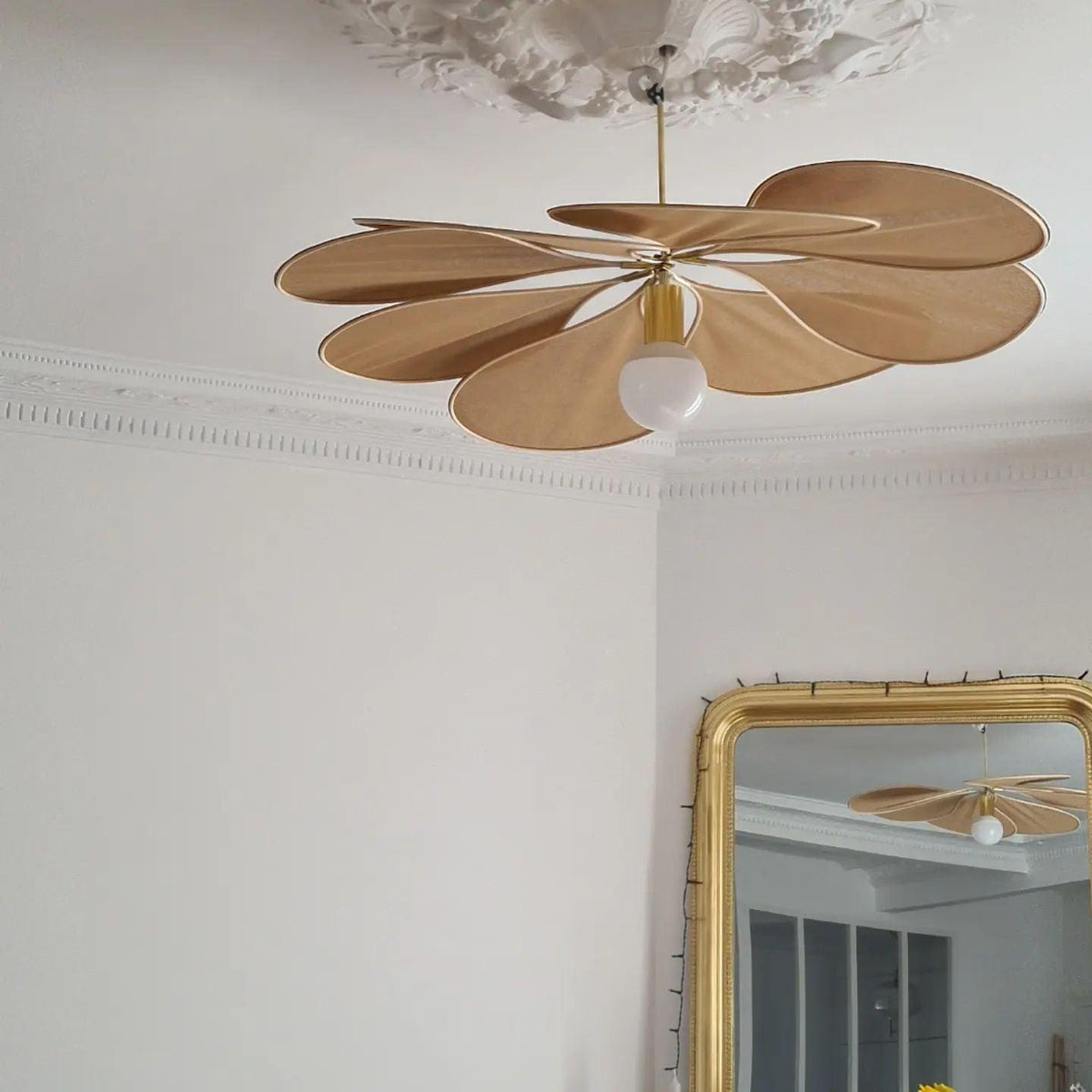Dax wisząca lampa z płótna inspirowana naturą