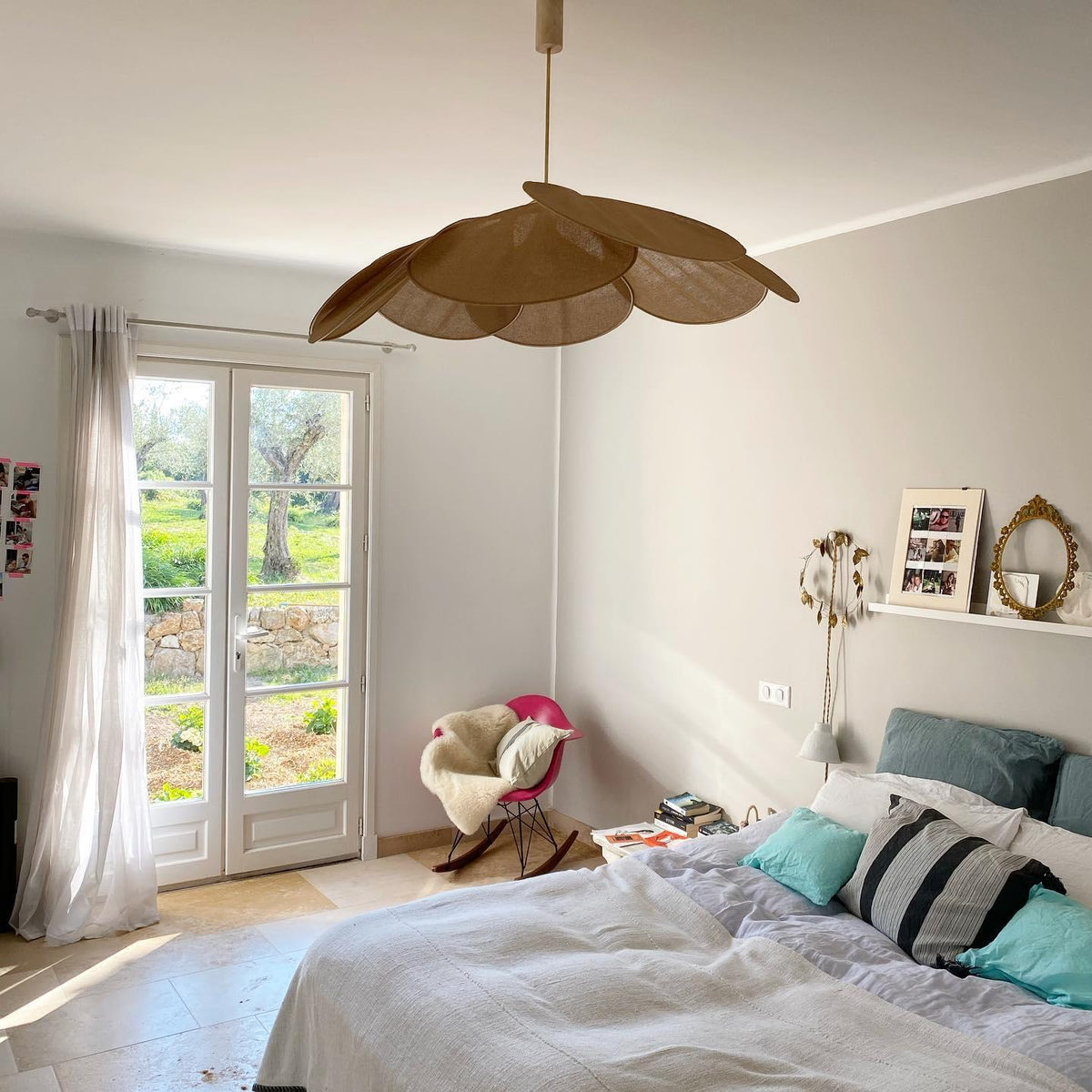 Dax wisząca lampa z płótna inspirowana naturą
