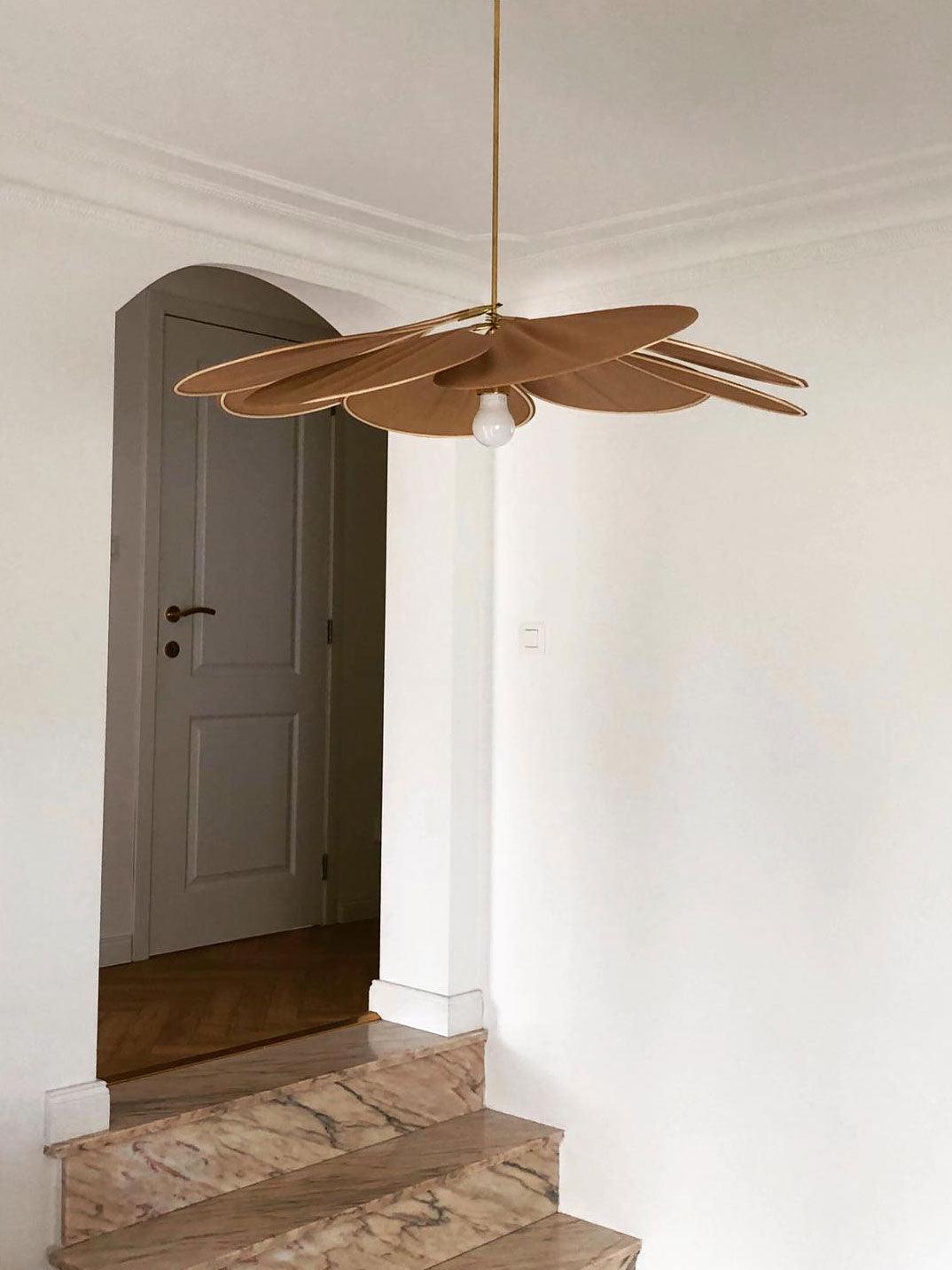Dax wisząca lampa z płótna inspirowana naturą