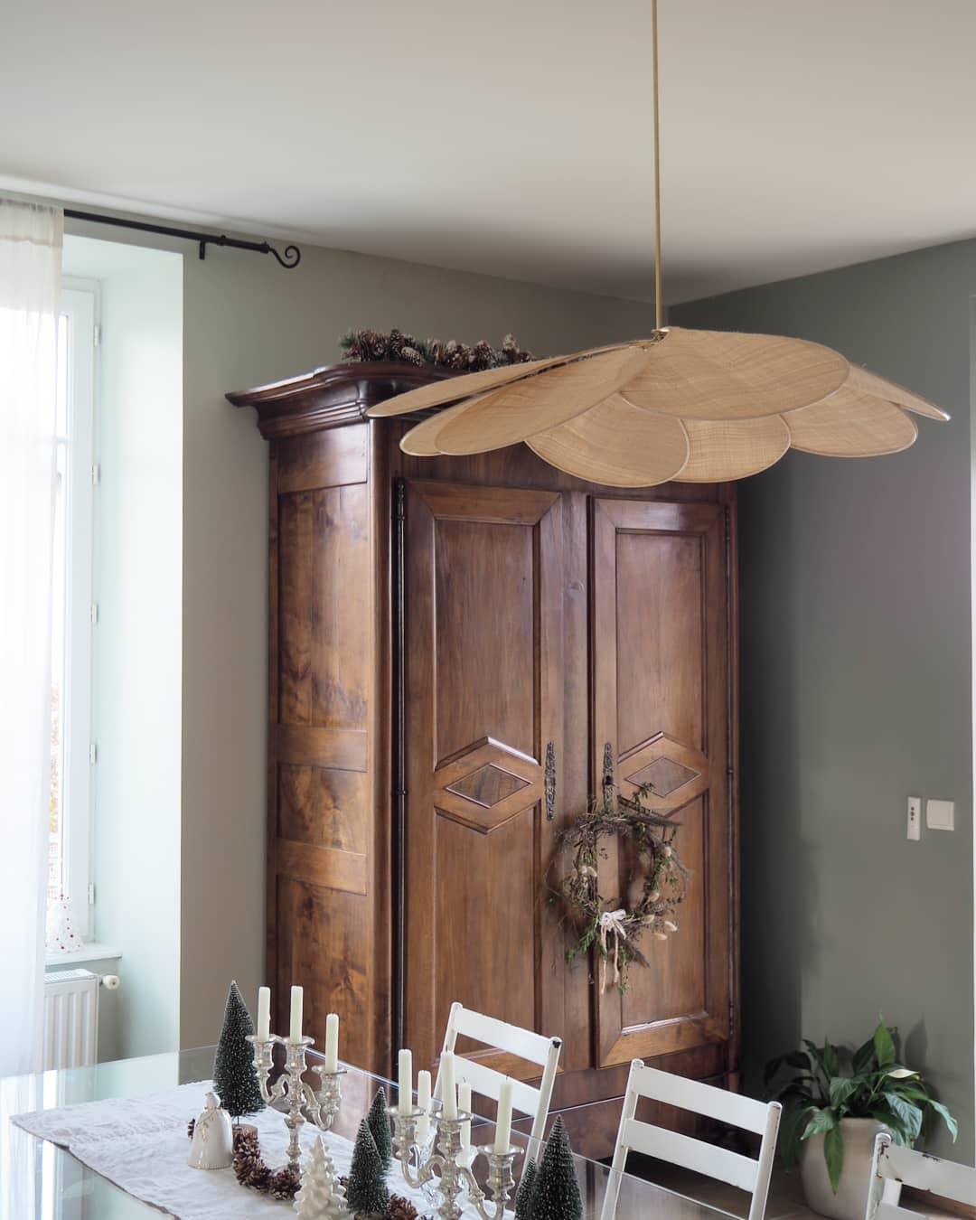 Dax wisząca lampa z płótna inspirowana naturą
