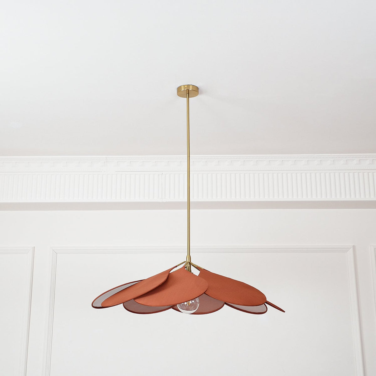 Dax wisząca lampa z płótna inspirowana naturą