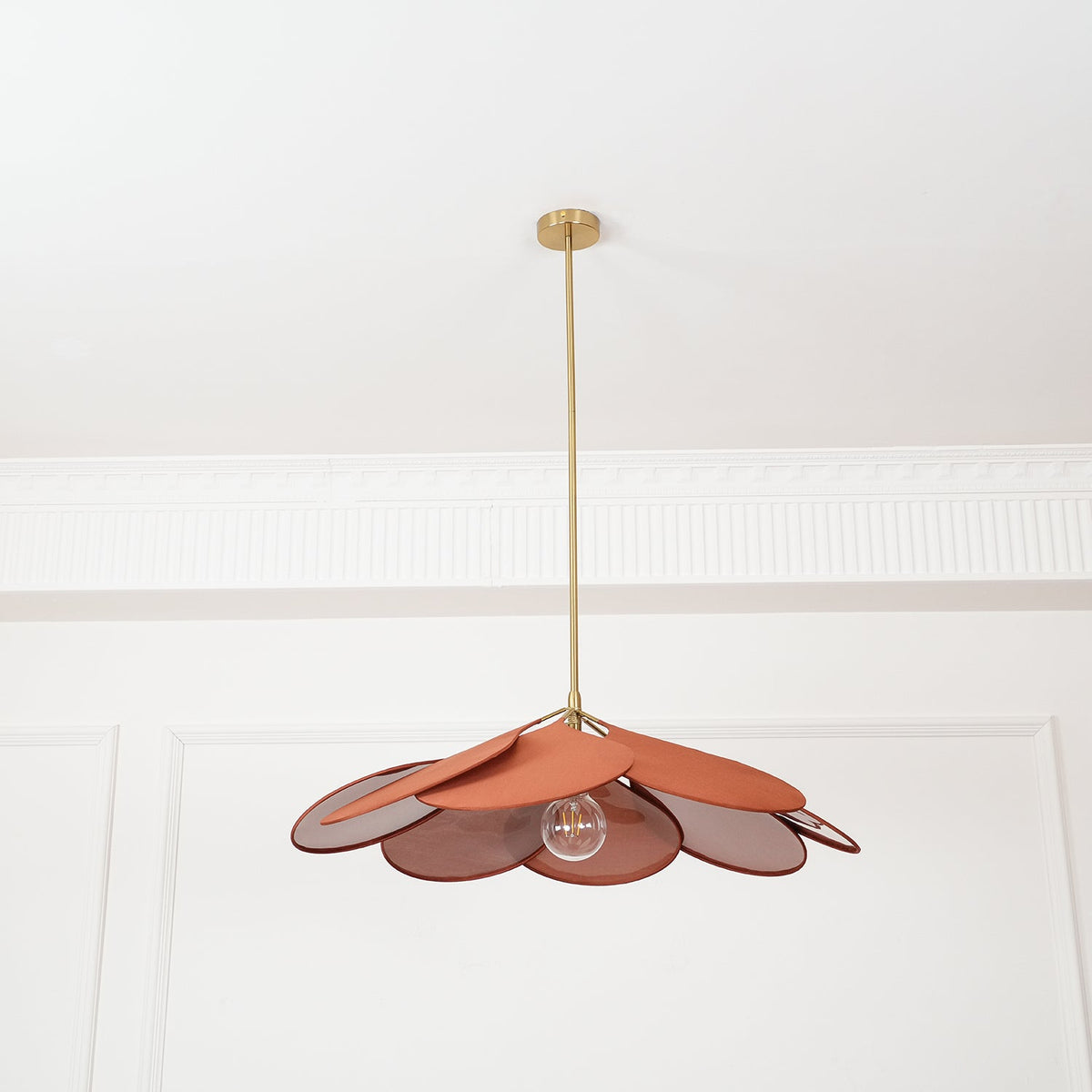 Dax wisząca lampa z płótna inspirowana naturą