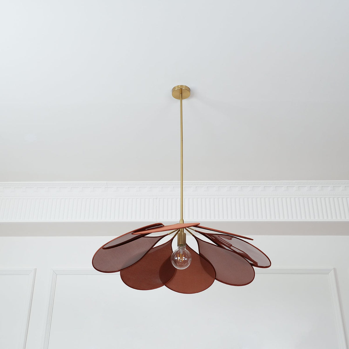 Dax wisząca lampa z płótna inspirowana naturą
