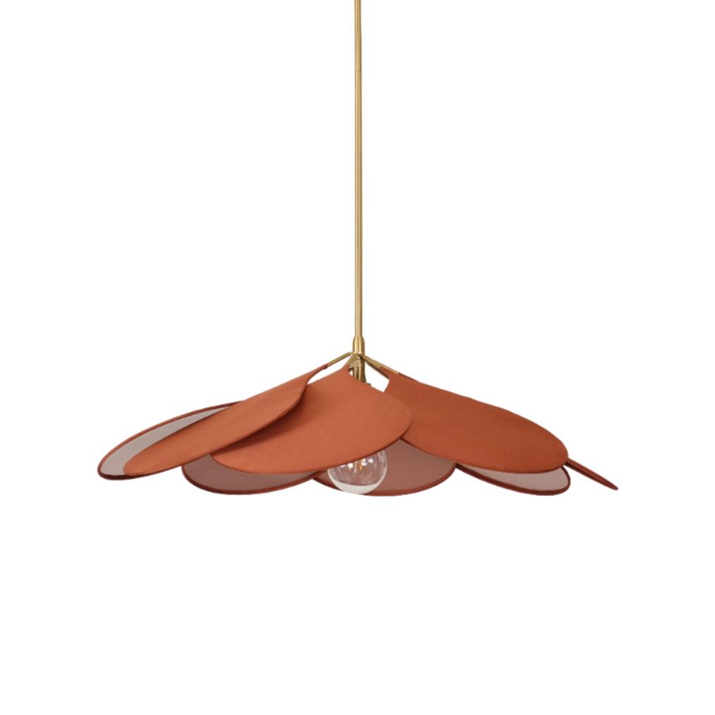 Dax wisząca lampa z płótna inspirowana naturą