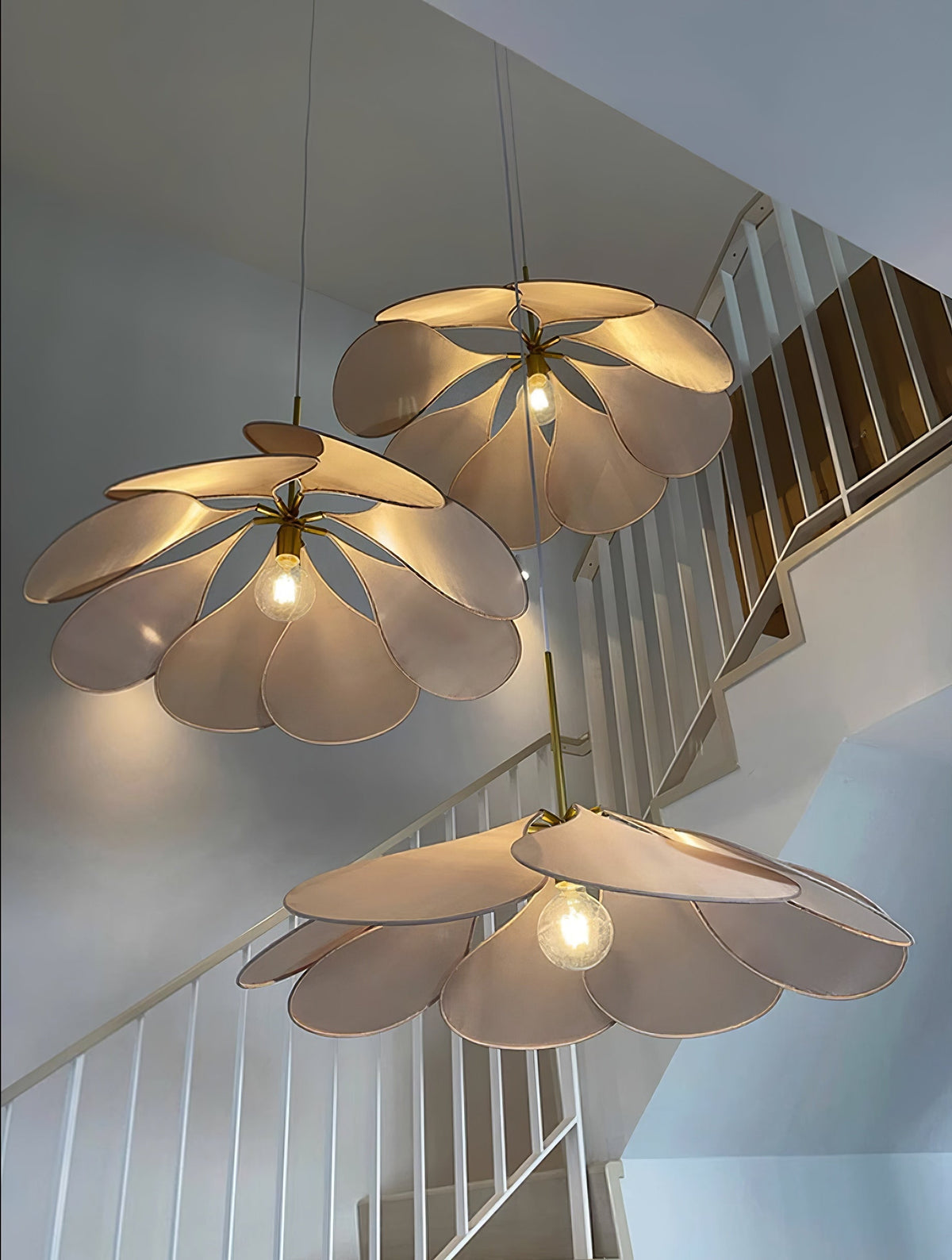 Dax wisząca lampa z płótna inspirowana naturą