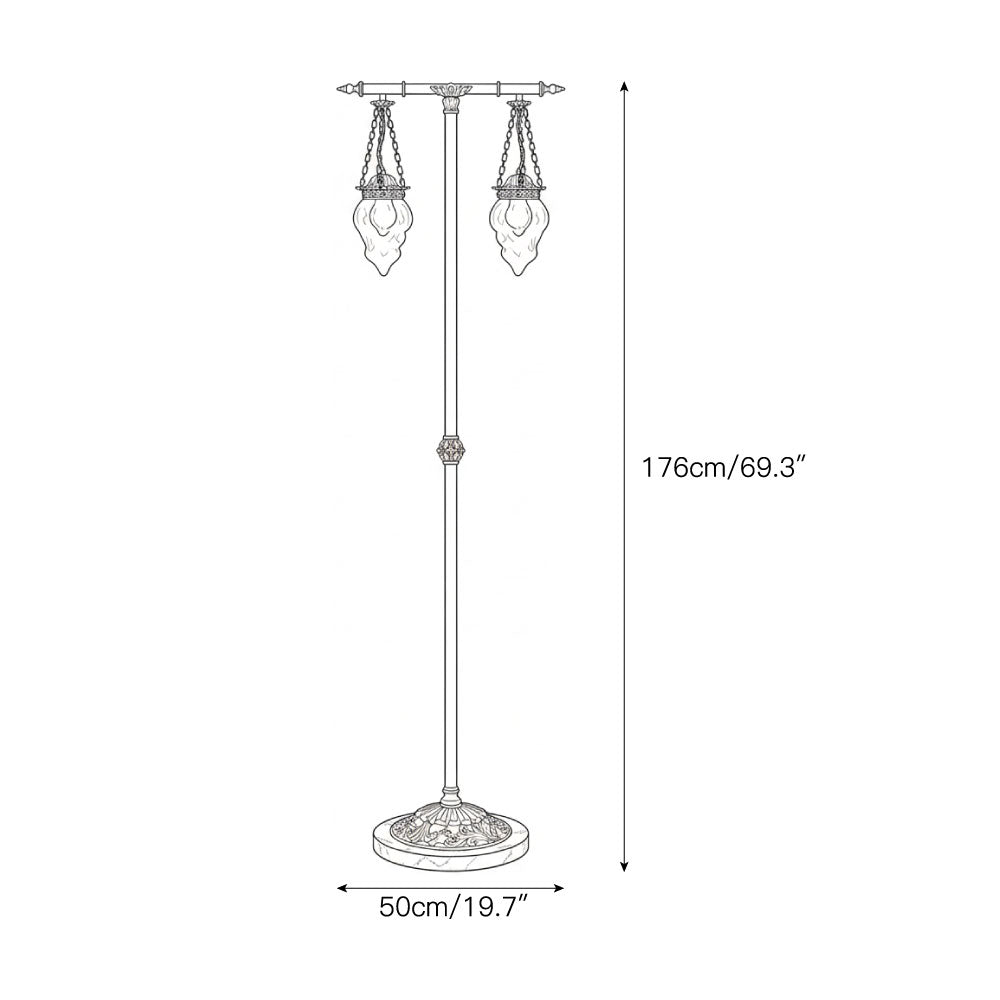 Caluella zewnętrzna lampa stojąca