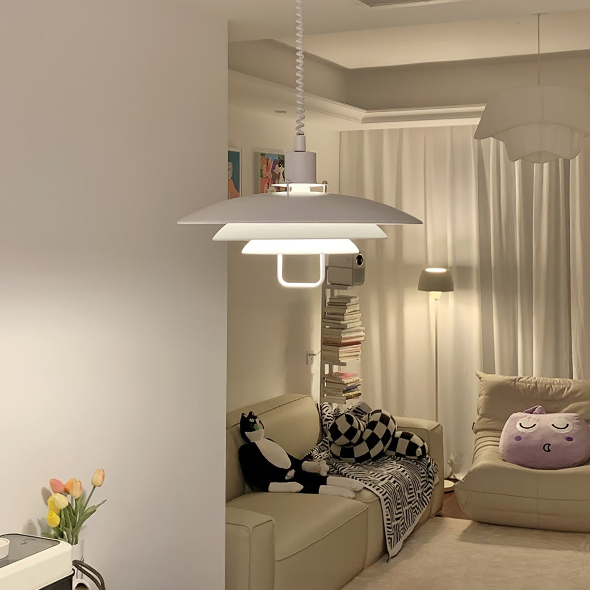 Divor wisząca lampa aluminiowa Glam
