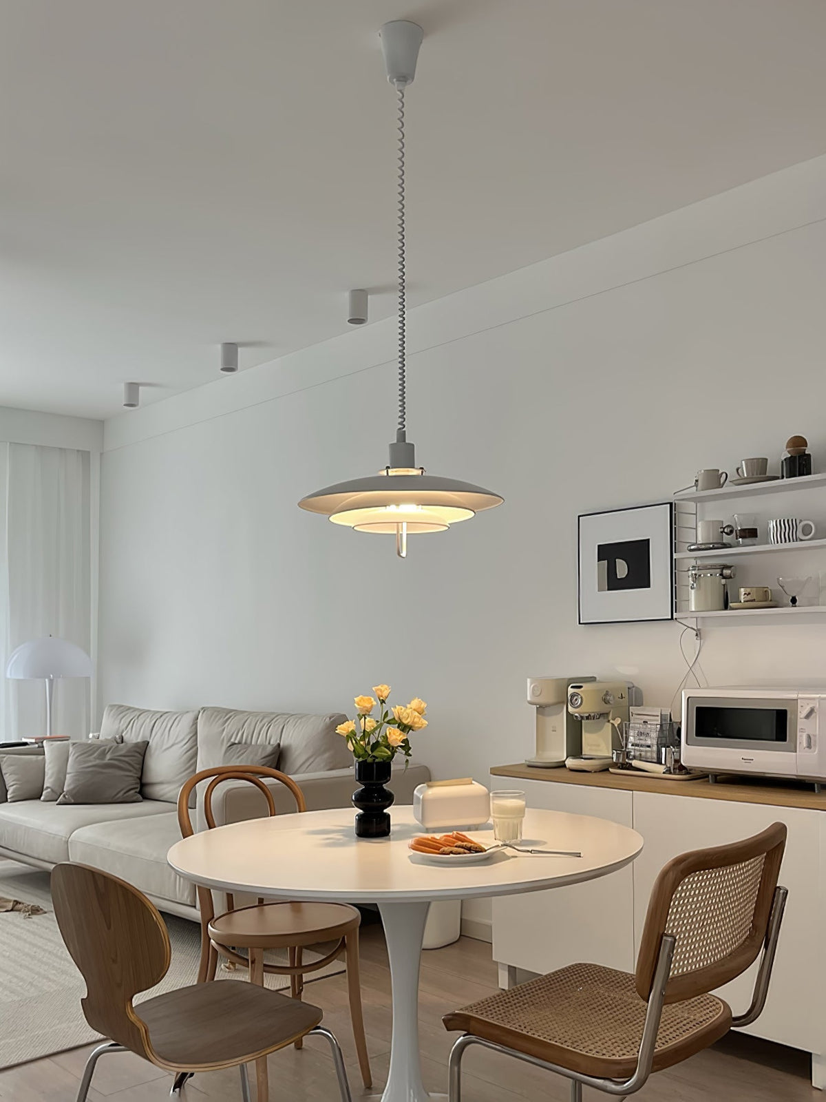 Divor wisząca lampa aluminiowa Glam
