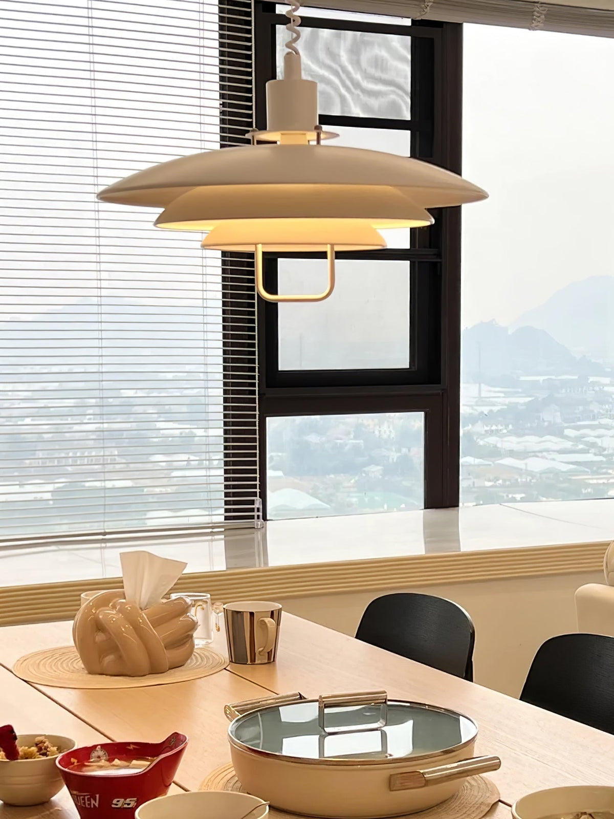 Divor wisząca lampa aluminiowa Glam