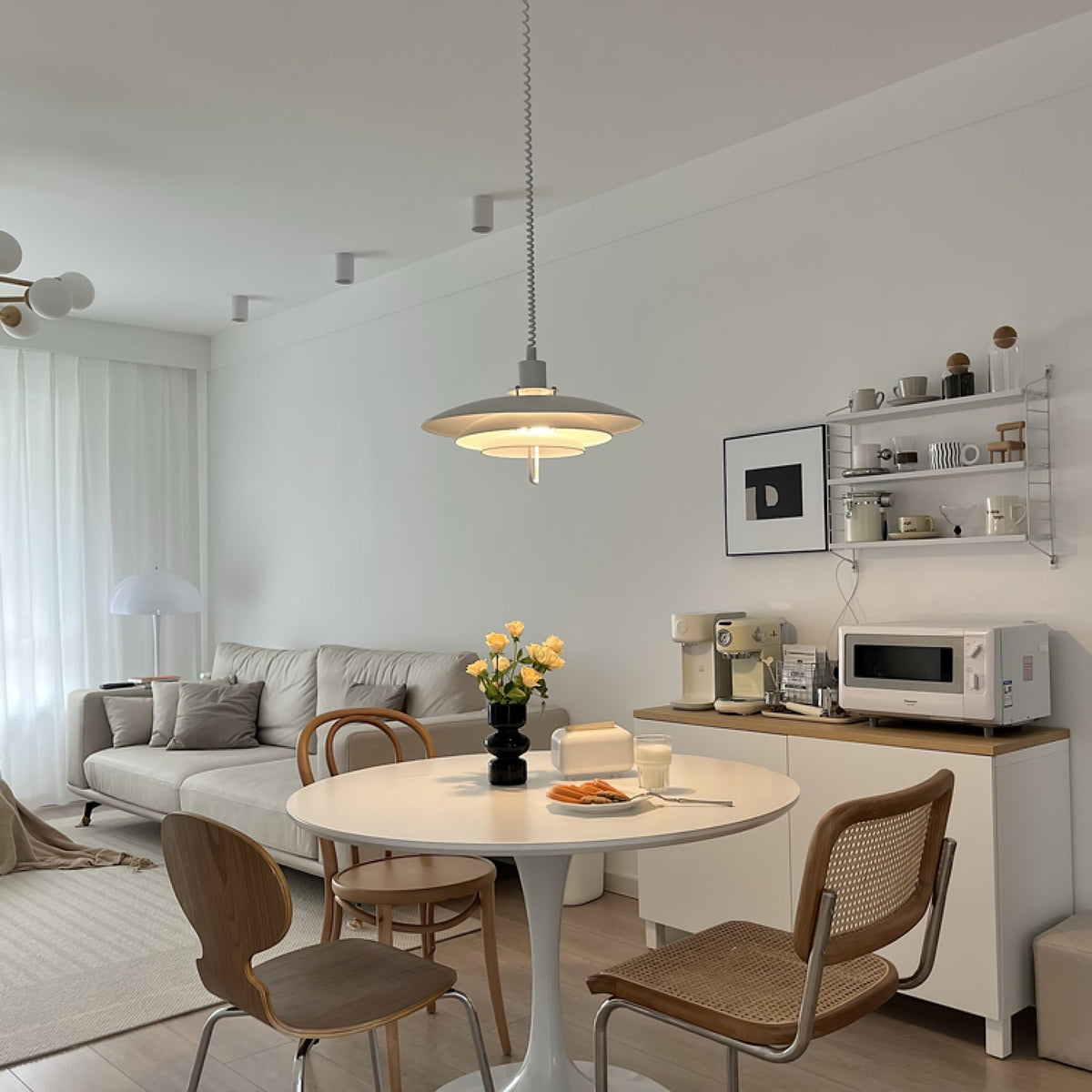 Divor wisząca lampa aluminiowa Glam