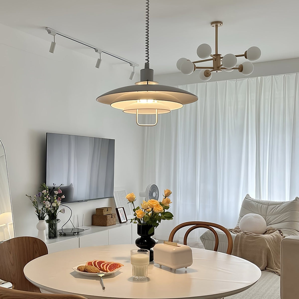 Divor wisząca lampa aluminiowa Glam
