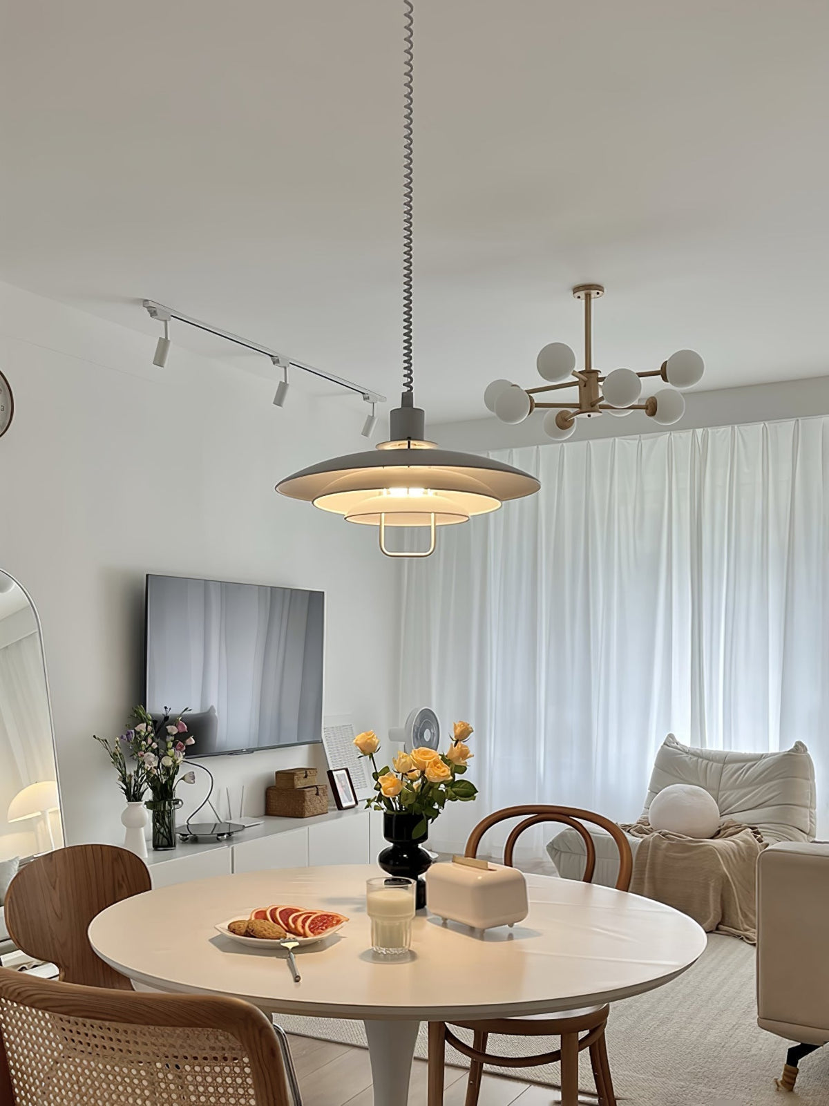 Divor wisząca lampa aluminiowa Glam