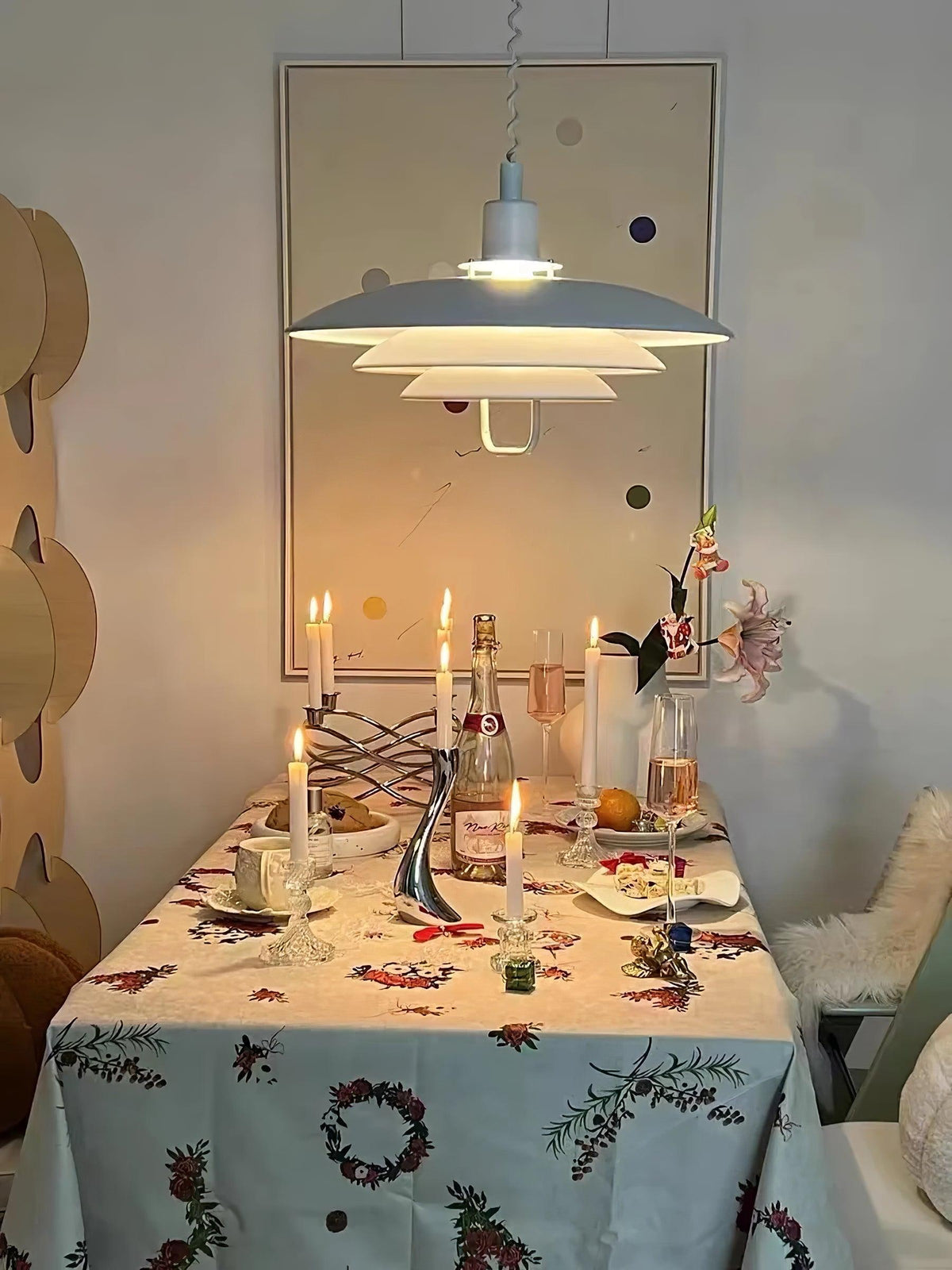 Divor wisząca lampa aluminiowa Glam