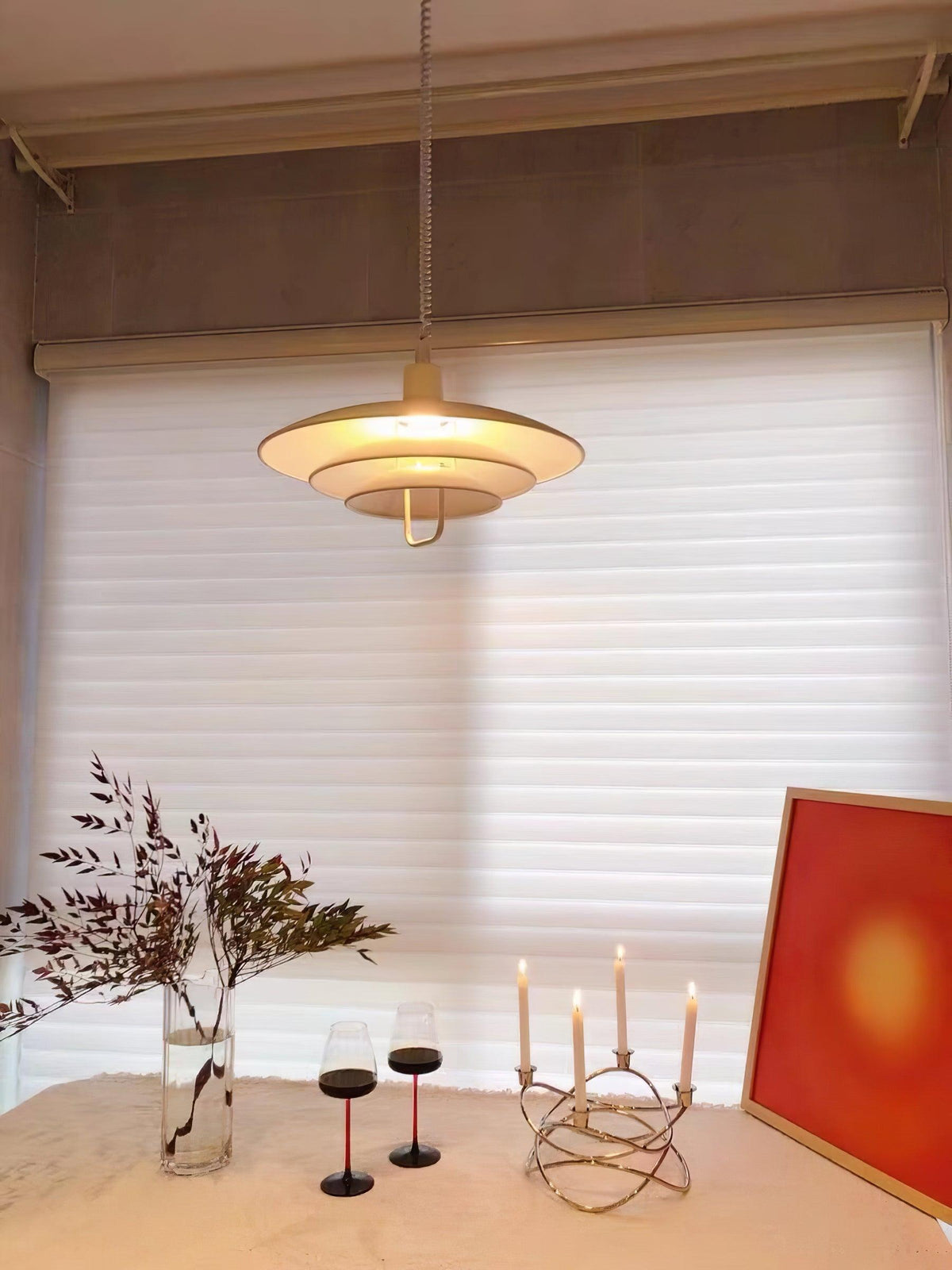 Divor wisząca lampa aluminiowa Glam