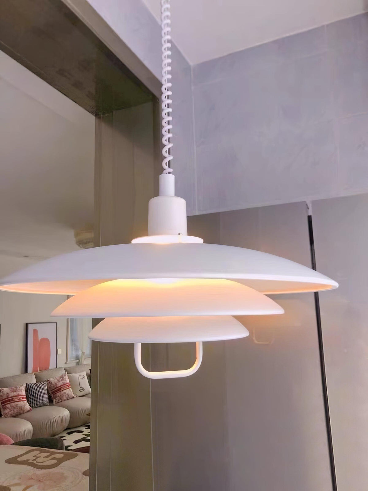 Divor wisząca lampa aluminiowa Glam