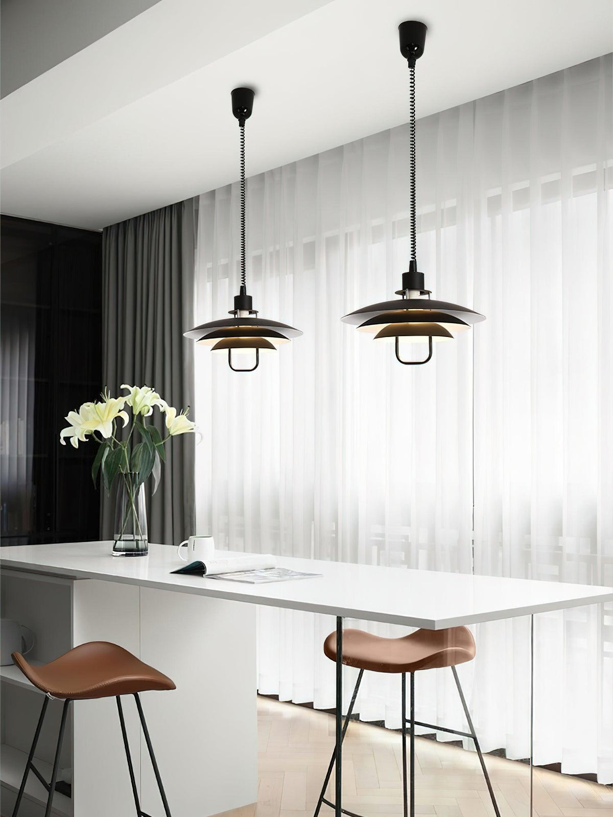 Divor wisząca lampa aluminiowa Glam