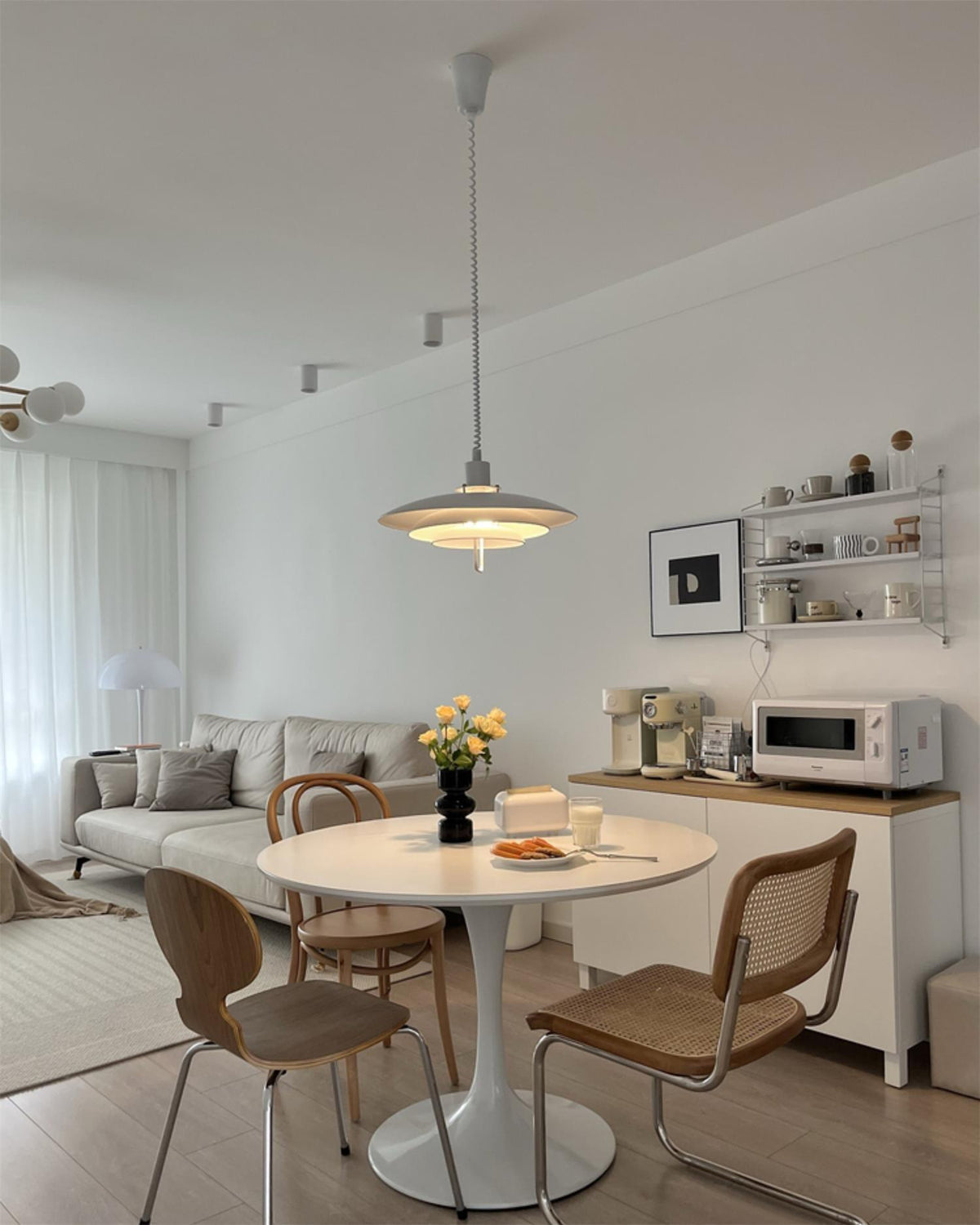 Divor wisząca lampa aluminiowa Glam