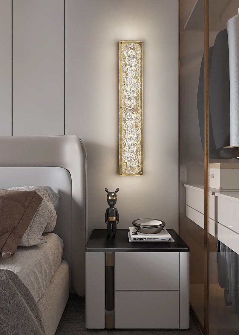Mavi Prismatic Rectangle Resin Kinkiet ze szkła