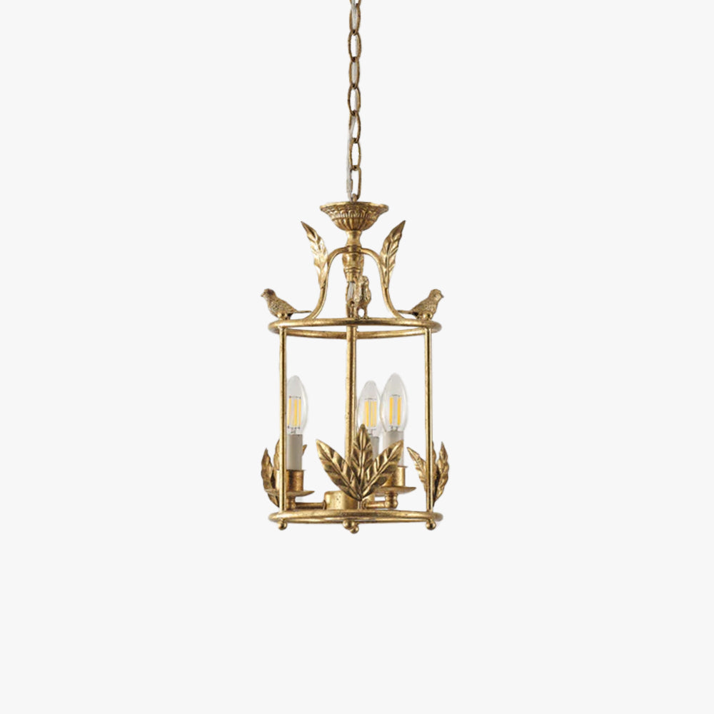 Lampa wisząca w kształcie latarni Sova w stylu barokowym