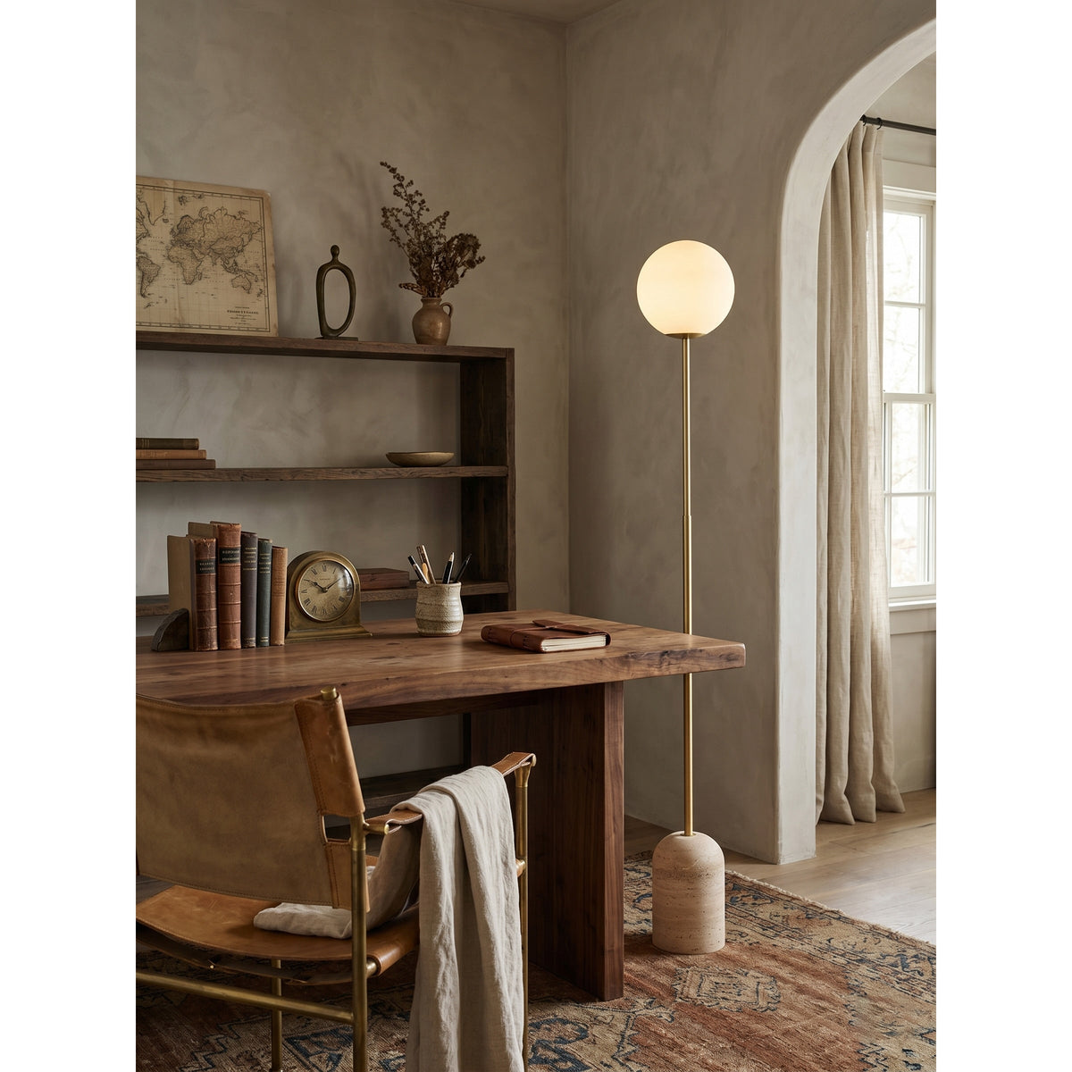 Valoia Travertine lampa stojąca
