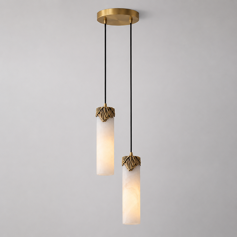 Eiralena Cascad Alabaster żyrandol