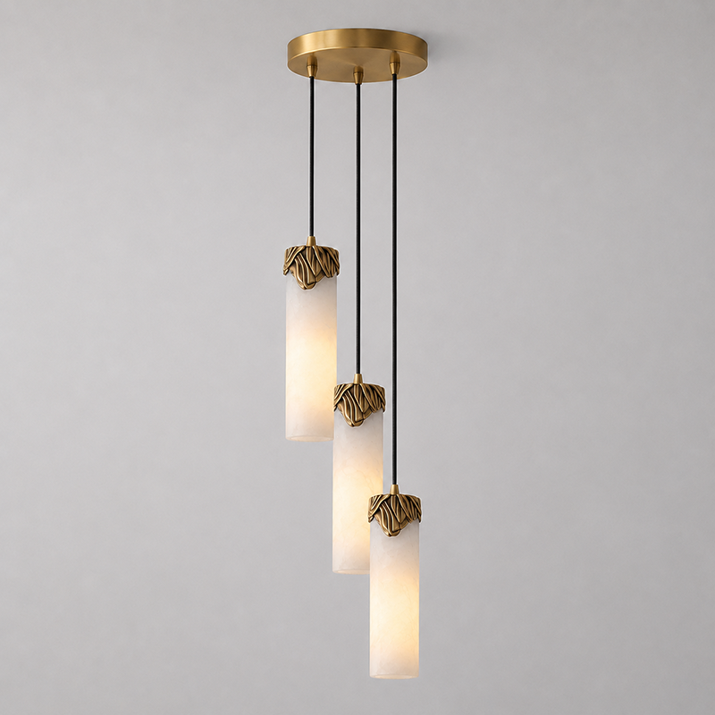Eiralena Cascad Alabaster żyrandol