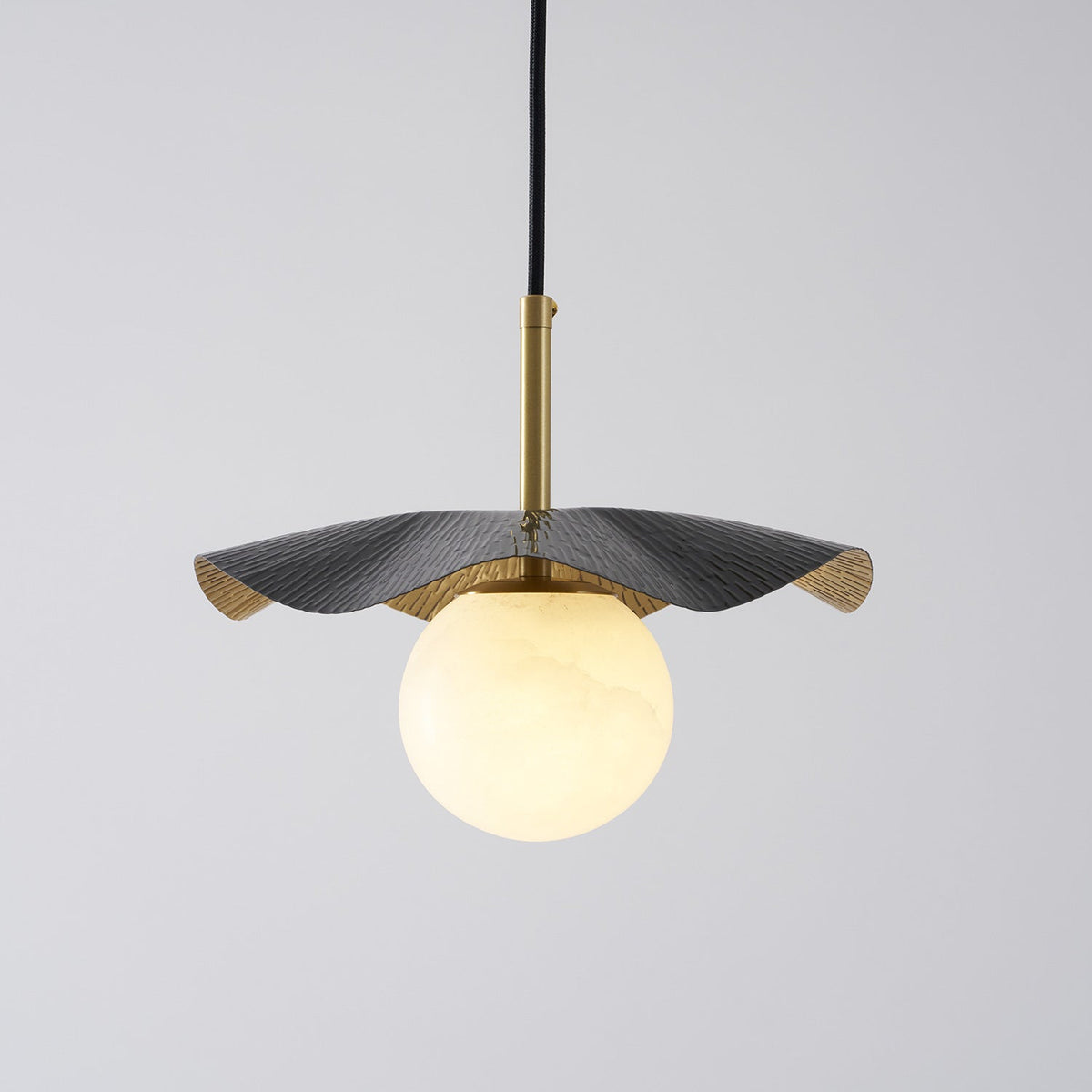 Orviano wisząca lampa z alabastrem